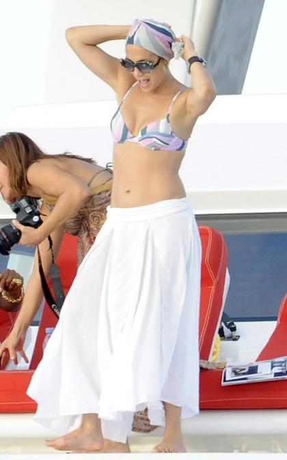 Jennifer Lopez's Bikini-Clad Yacht Birthday Dance