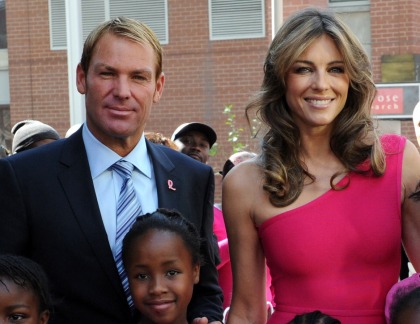 Liz Hurley & Shane Warne star in more portraits from their mid-life crises