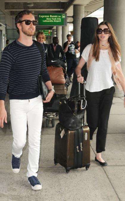 Anne Hathaway & Adam Shulman: Back in the USA