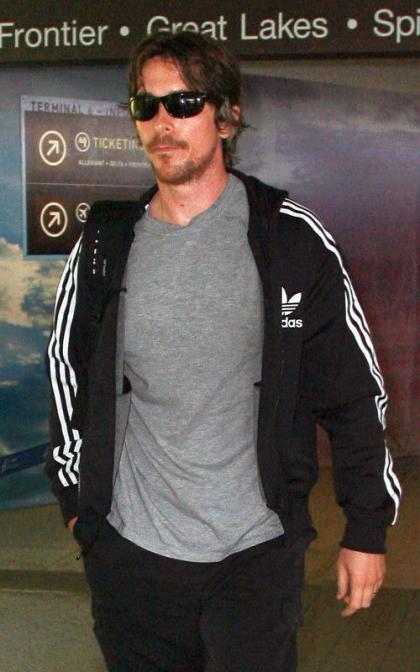 Christian Bale Says Goodbye to the City of Angels