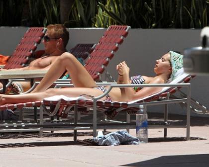 Ashley Tisdale: Miami Poolside Bikini Beauty