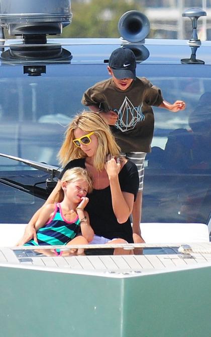 Heidi Klum's Ibiza Family Boating Expedition