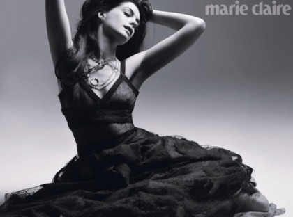 Anne Hathaway's Marie Claire UK shoot: gorgeous or squirrelly'