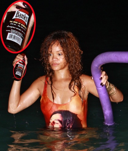 Rihanna's Barbadian vacation looks like so much liquor-soaked fun