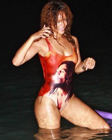 Rihanna Makes A One-Piece Sexy