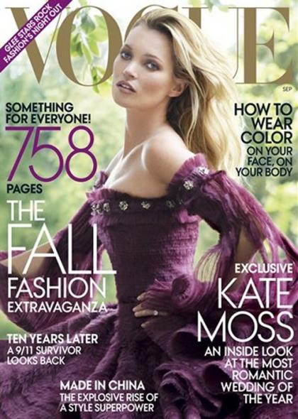 Kate Moss Covers Vogue September 2011