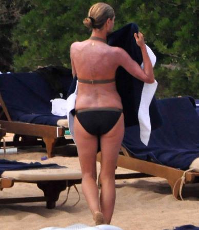 Heidi Klum's Bikini Body Is Still On Vacation