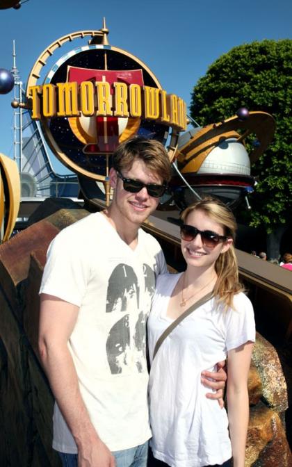 Emma Roberts & Chord Overstreet's Disneyland Lovin'