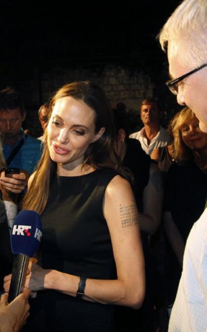Angelina Jolie Meets with Croatia's President