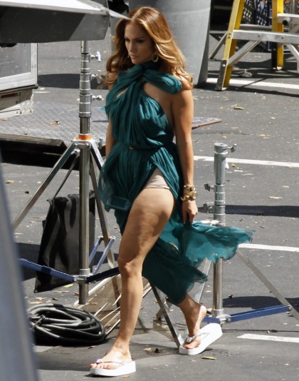 Jennifer Lopez's green gown: unfortunate, fug or just unflattering'