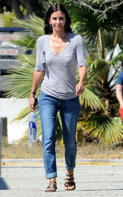 Courteney Cox: Reporting for Duty