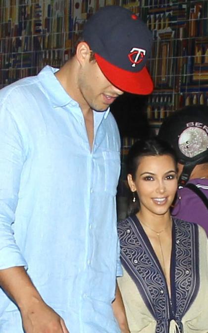 Kim Kardashian & Kris Humphries' Italian Date Night!