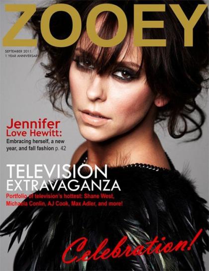 Jennifer Love Hewitt Covers Zooey September 2011