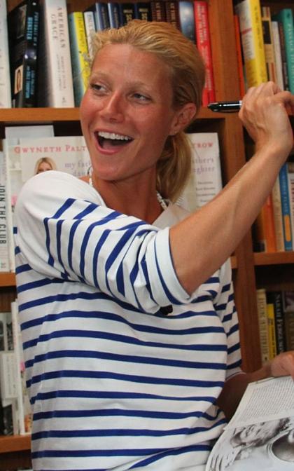 Gwyneth Paltrow Braves Irene for BookHampton Signing