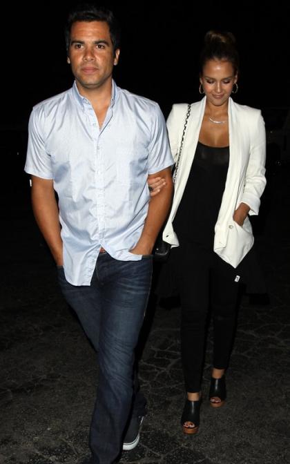 Jessica Alba's Sushi Date Night with Cash Warren