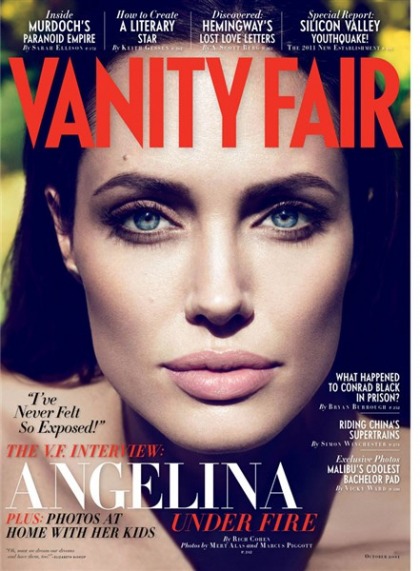 Angelina Jolie covers Vanity Fair's October issue, talks about directing