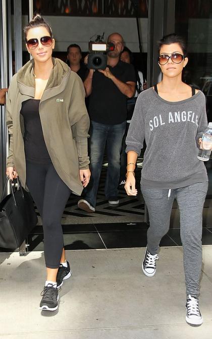 Kim & Kourtney Kardashian's Big Apple Workout