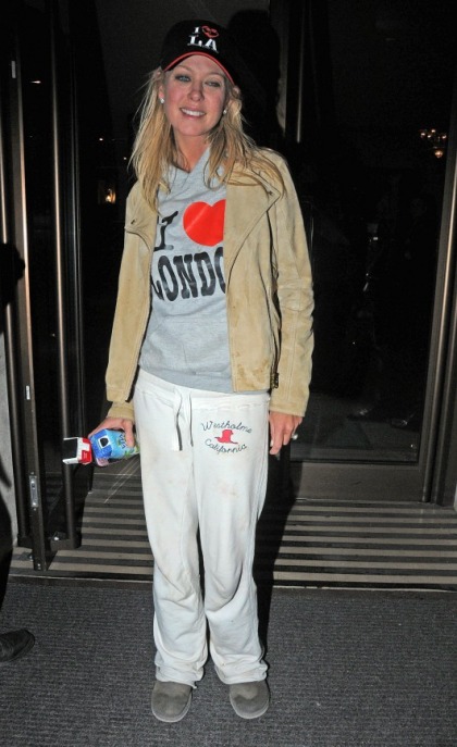 Tara Reid and Her Stained Sweatpants Take on London