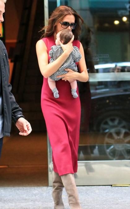 Victoria Beckham Takes Harper to NY Fashion Week