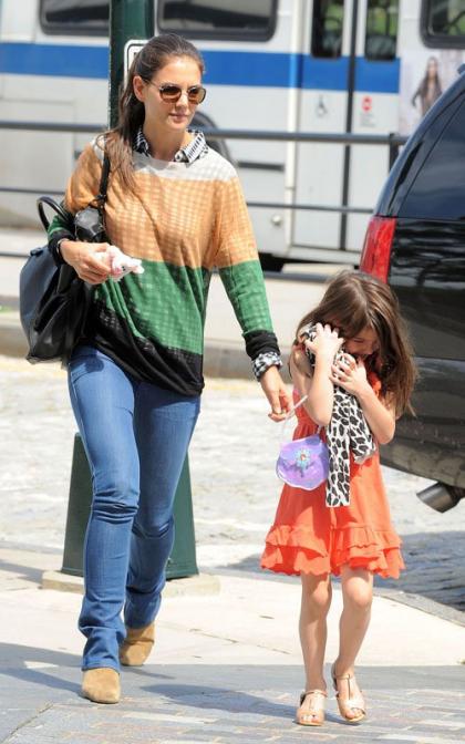 Katie Holmes & Suri: Chelsea Piers Pals