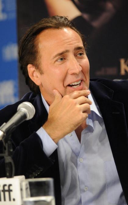 Nicolas Cage's 'Trespass' TIFF Press Conference