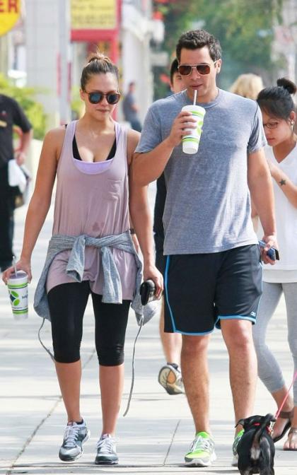 Jessica Alba & Cash Warren's Couple's Fitness