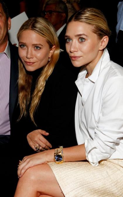 Mary Kate & Ashley Olsen: Front Row for J. Mendel 