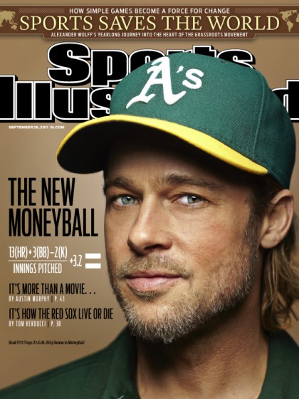 Brad Pitt's Sports Illustrated cover: leather-fug or strikingly hot'