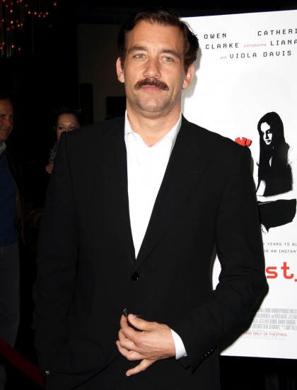 From the Desk of Clive Owen: 'I take full responsibility for the 'stache'