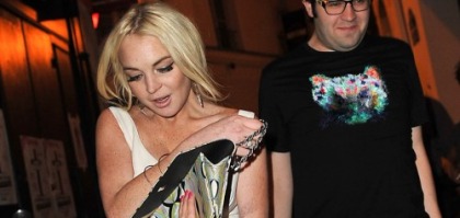 Lindsay Lohan Still Partying