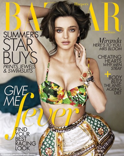 Miranda Kerr: 'Becoming a mother puts everything into perspective'