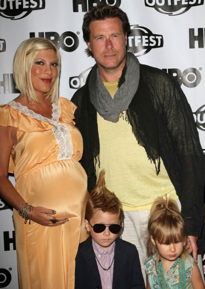Tori Spelling gave birth to a baby girl Hattie Margaret one week early