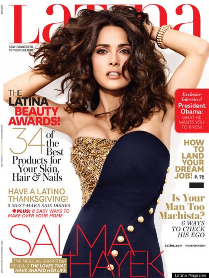 Salma Hayek covers Latina: 'I was born to be a wife and a mother'