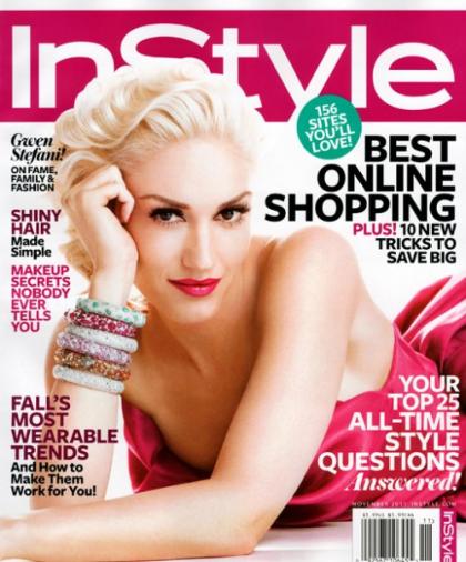 Gwen Stefani Covers InStyle November 2011