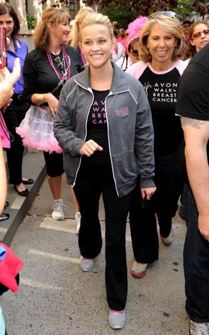 Reese Witherspoon Walks for Breast Cancer Awareness