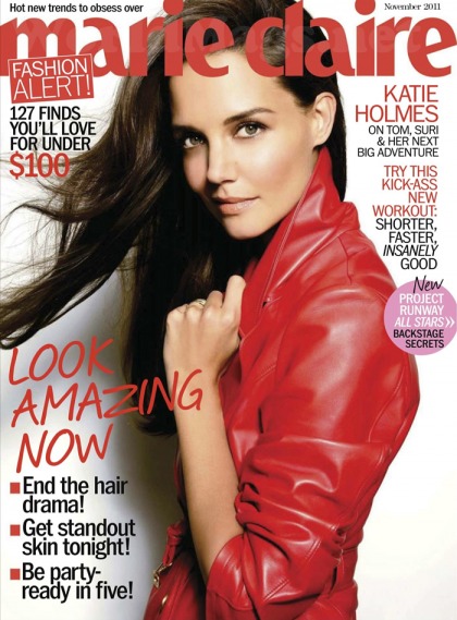 Katie Holmes covers Marie Claire: lovely or budget?