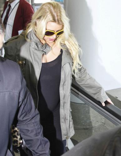 Jessica Simpson's See Through Baby Bump