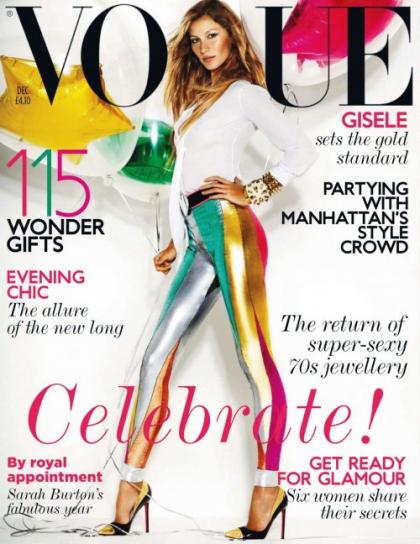 Gisele Bundchen Covers British Vogue December 2011