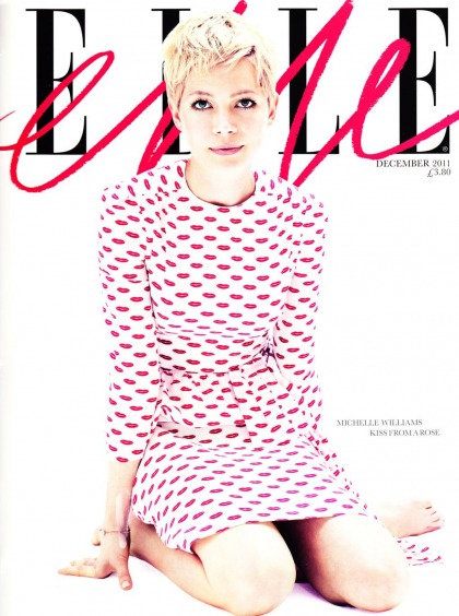 Michelle Williams covers Elle UK, tries to explain her funky Marilyn voice