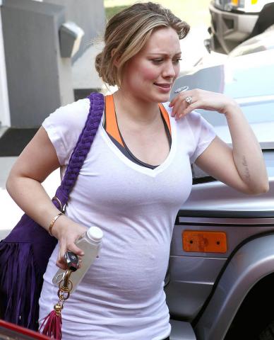 Hilary Duff's Breasts Have A New Friend