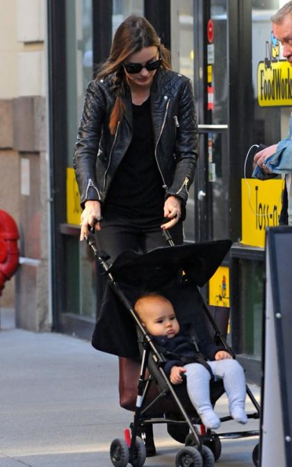 Miranda Kerr & Flynn's Big Apple Saturday Stroll