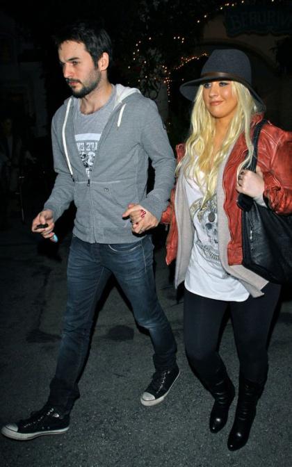 Christina Aguilera & Matt Rutler's Malibu Dinner Date