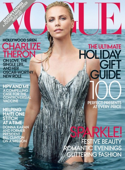Charlize Theron covers Vogue, talks Stuart Townsend breakup