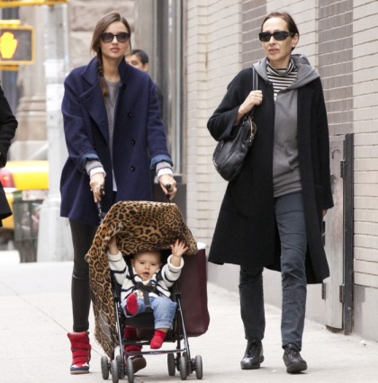 Miranda Kerr can't contain baby Flynn's adorableness in NYC