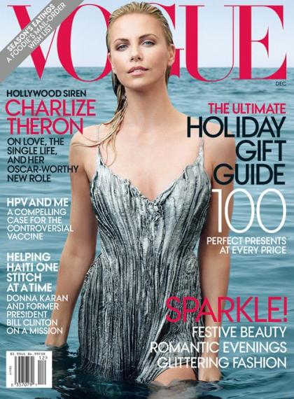 Charlize Theron Covers Vogue December 2011