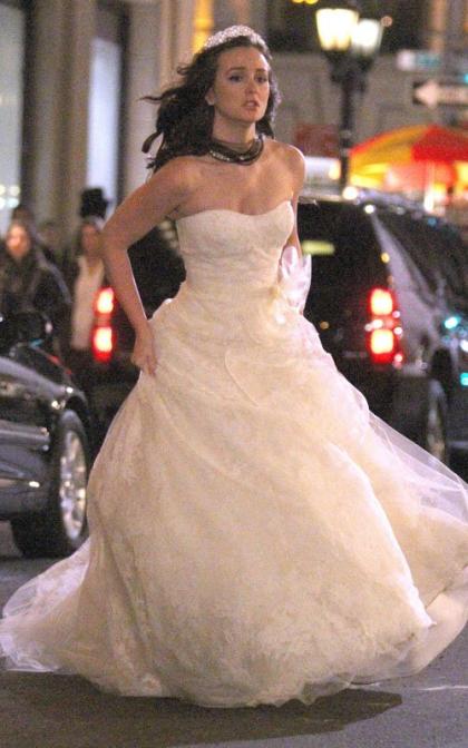 Leighton Meester's Bridal Gown Getaway 