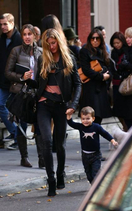 Gisele Bundchen: Big Apple Bonding with Benjamin!