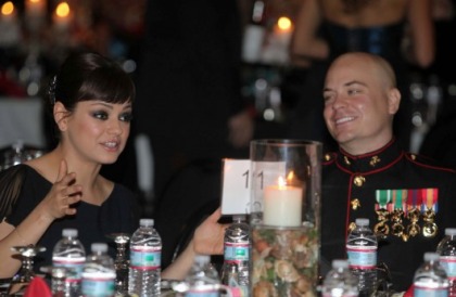 Mila Kunis Attends the Marine Corps Ball