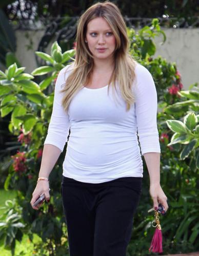 Hilary Duff Busts Out