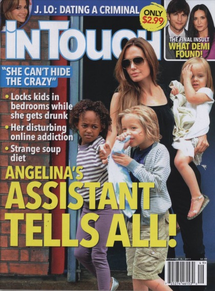 Angelina Jolie 'just can't hide the crazy' says In Touch Weekly